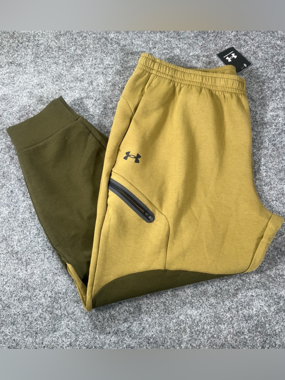 Under Armour UA Unstoppable Fleece Joggers Mens Size 2XL Green 1379808-309 NWT